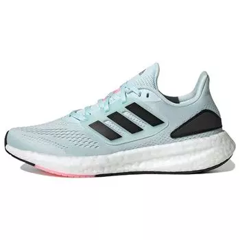 adidas PureBoost 22 Почти синие черные женские кроссовки Core-Black Cloud-White HQ1459 36