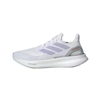 Adidas PureBoost 5 белые фиолетовые женские кроссовки Cloud-White Grey-One JH6450 38