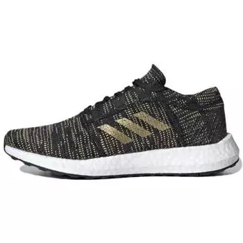 Adidas PureBoost Go Black Gold Metallic Женские кроссовки Core-Black Carbon F36346