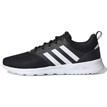 adidas QT Racer 2.0 Black White Женские кроссовки Core-Black Cloud-White Grey-Five FY8320