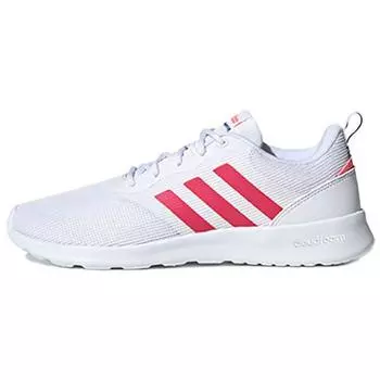 adidas QT Racer 2.0 White Power Pink Женские кроссовки Cloud-White Signal-Pink FW7280