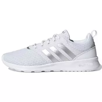 Adidas QT Racer 2.0 White Silver Metallic Женские кроссовки Cloud-White Grey FY8313 36