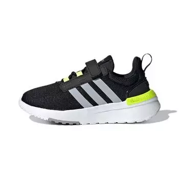Adidas Racer TR21 Little Kid Black Solar Yellow Детские кроссовки Core-Black Halo-Silver GW8079 28