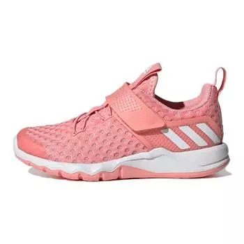 Adidas RapidaFlex Summer.Rdy EL J Glow Pink Детские кроссовки Footwear-White Grey-Two EF9760