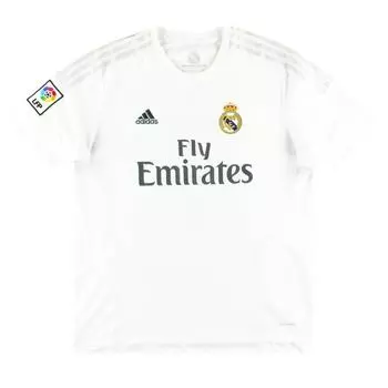 Adidas Реал Мадрид 2015-16 Домашняя футболка Роналду Мужские футболки Белая S12652 3XL