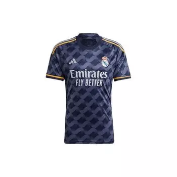 Adidas Real Madrid 23/24 выездная майка с буквенным принтом мужские топы темно-синие IJ5901 XXXL