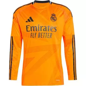 Adidas Real Madrid выездная футболка с длинным рукавом мужская футболка оранжевая IT5189 L