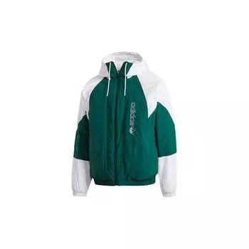 Adidas Ретро Спортивная Лоскутная Хлопковая Куртка Мужские Куртки Зеленые GE1302 XL
