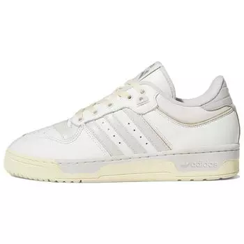 Adidas Rivalry Low 86 Core White Grey Мужские кроссовки Grey-One Off-White GZ2556 44