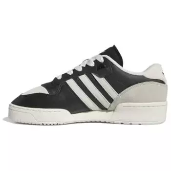 Adidas Rivalry Low черные кроссовки цвета слоновой кости мужские Core-Black Cloud-White IF6250 42