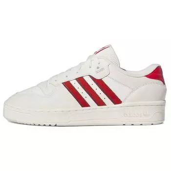 Adidas Rivalry Low Cloud White Shadow Красные кроссовки унисекс Кремовые IE7196 42