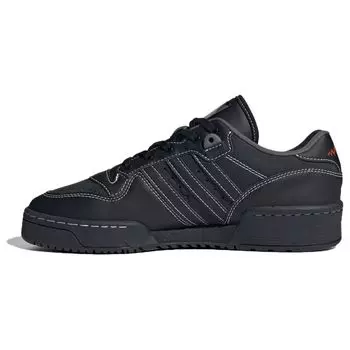adidas Rivalry Low Summer — черные кроссовки унисекс Core-Black Bright-Red ID6271 36