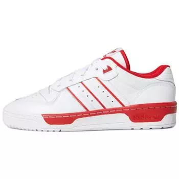 Adidas Rivalry Low White Scarlet Мужские кроссовки Cloud-White EE4658