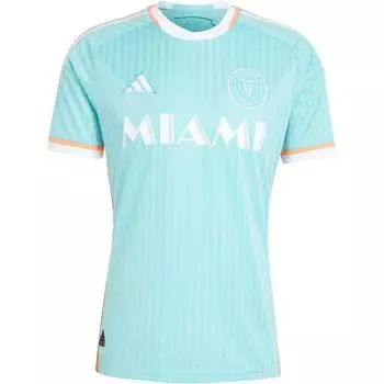 Adidas Inter Miami CF 2024 Третья майка Easy Mint Мужские топы Синий JE6079 L