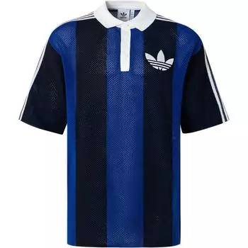 Adidas Рубашка поло с коротким рукавом Originals Blokecore, унисекс, черный цвет JL5986 2XL
