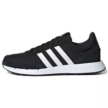 Adidas Run 60s 2.0 Black White Женские кроссовки Core-Black Cloud-White Gold-Metallic H04700 36