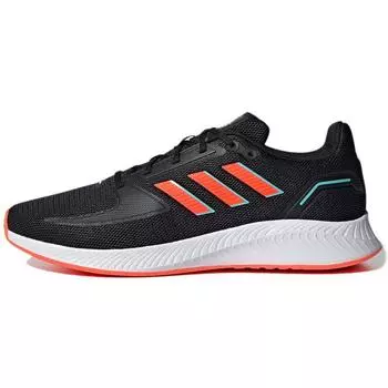 Adidas Run Falcon 2.0 Black Solar Red Мужские кроссовки Grey Core-Black Solar-Gold H04539 43