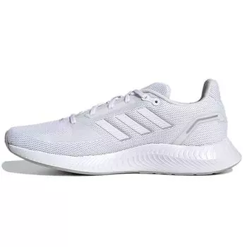 Adidas Runfalcon 2.0 White Silver Metallic Женские кроссовки Cloud-White FY9621