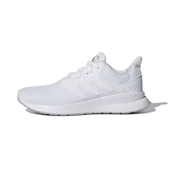 Adidas Runfalcon K Cloud Белые детские кроссовки Grey-Two F36548