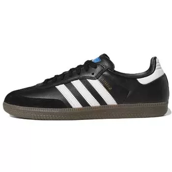 Adidas Samba ADV Black White Gum Мужские кроссовки Core-Black Cloud-White Gold-Metallic GW3159 41