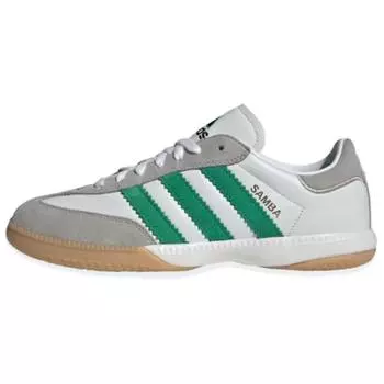 Унисекс кроссовки adidas Samba Millennium Белые Зеленые с резиновой подошвой Облачно-белые ID3922 45