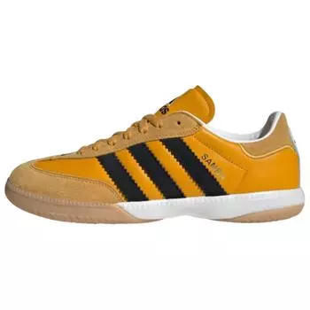 Adidas Samba MN Crew желтые черные кроссовки унисекс Core-Black Gum IE9111 36
