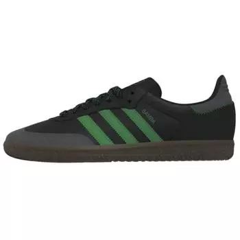 adidas Samba OG черные зеленые женские кроссовки Core-черный серый-шесть IE6520 40