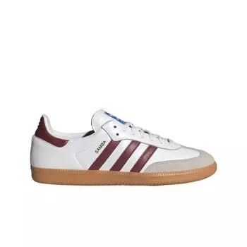 Adidas Samba OG Cloud White Collegiate Burgundy IF3813 Мужские кроссовки