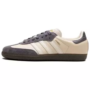 Adidas Samba OG Crystal Sand Charcoal женские кроссовки коричневые кремово-белые JI4210 40