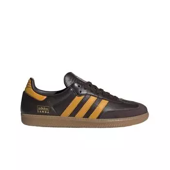Adidas Samba OG Dark Brown Preloved Yellow IG6174 Мужские кроссовки
