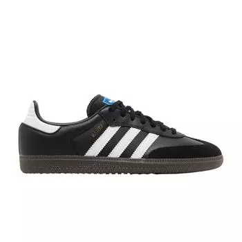 Adidas Samba OG J Black White Детские кроссовки Core-Black Cloud-White Gum IE3676 36