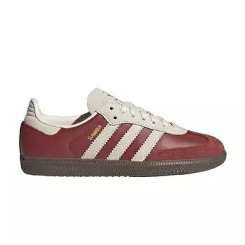 Adidas Samba OG J Preloved Ruby Cream White Детские кроссовки Red Gum JH7863 39