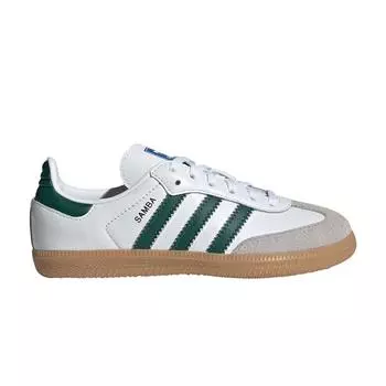 Adidas Кроссовки Samba OG J White Collegiate Green Gum Kids Cloud-White IE1334 30