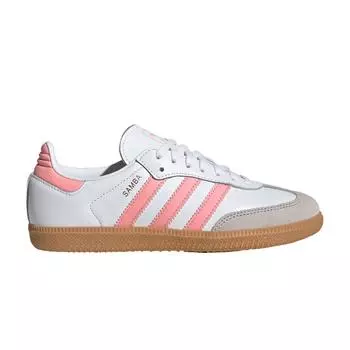 Adidas Samba OG J White Semi Pink Spark Мужские кроссовки Cloud-White Gum JP5480 36