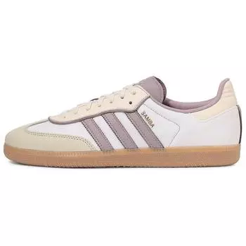 Adidas Samba OG Кремово-белые женские кроссовки Preloved Fig золотисто-металлик IE1417 42