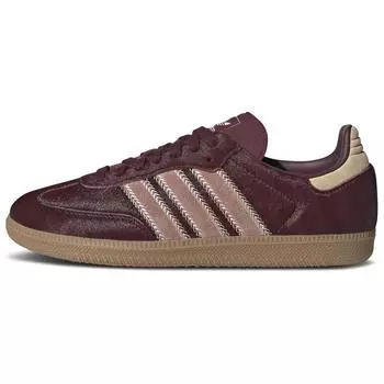 adidas Samba OG Pony Hair Pack - Maroon Женские кроссовки Red Sand-Strata Warm-Clay JP5330 36