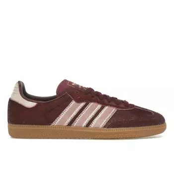 adidas Samba OG Pony Hair Pack - Maroon Женские кроссовки Red Sand-Strata Warm-Clay JP5330 39