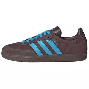 Adidas Samba OG Shadow Brown Sky Rush женские кроссовки темно-коричневые JI2733 35