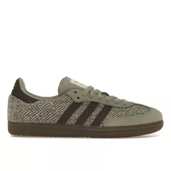 Adidas Samba OG Tweed Pack - Мужские кроссовки Wonder Beige Grey Shadow-Brown Wonder-White ID1449 41