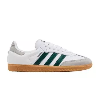 Adidas Samba OG White Collegiate Green Gum Женские кроссовки Обувь-Белый Серый-Two JI2724 37