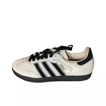 Adidas Samba OG Wonder White Black Pony женские кроссовки Core-Black Alumina JP5329 36