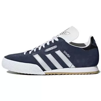 Adidas Samba Super Collegiate Navy Gum Мужские кроссовки Blue Footwear-White Gum-3 CM8419 41