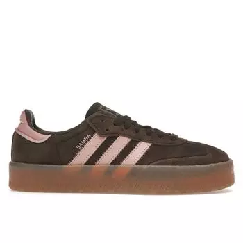 adidas Sambae темно-коричневые Wonder Mauve женские кроссовки Gum-M2 JI2744 36