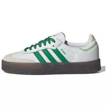 adidas Sambae White Green Gum Женские кроссовки Cloud-White Off-White IE9105 38