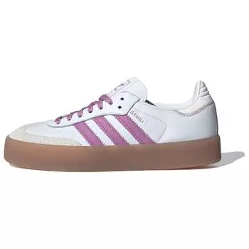 Adidas Sambae White Preloved Purple Женские кроссовки Cloud-White Off-White IE9106 37