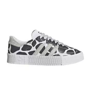 Adidas Sambarose Animal Pack Женские кроссовки White Crystal-White Core-Black FV4057