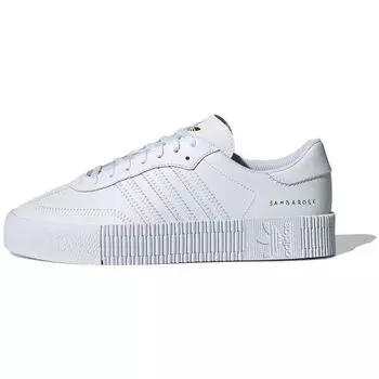 Adidas Sambarose Gold Metallic Женские кроссовки белые FU9197