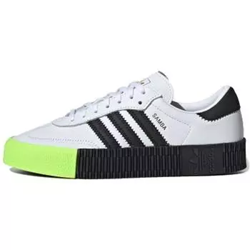 Adidas Sambarose Signal Green Женские кроссовки White Footwear-White Core-Black EF4967