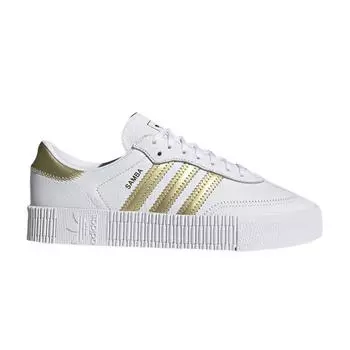 Adidas Sambarose White Gold Metallic Женские кроссовки Cloud-White EE4681