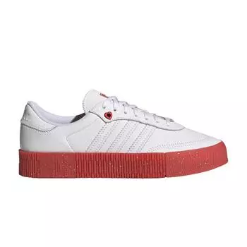 Adidas Sambarose White Scarlet Женские кроссовки Cloud-White Core-Black FZ1831 36